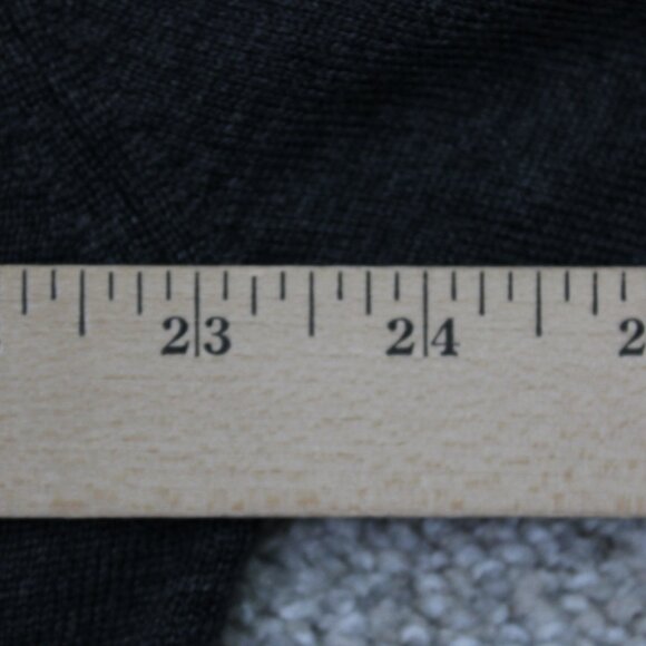 J. Peterman Turtleneck Sweater Mens XL Gray Wool/Silk/Cashmere L/S Pullover - Picture 9 of 11